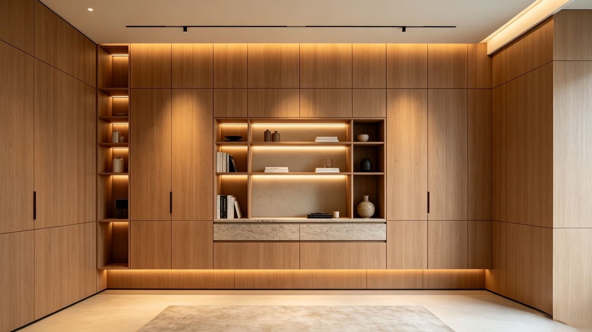 Residential fit-out — built-in cabinet