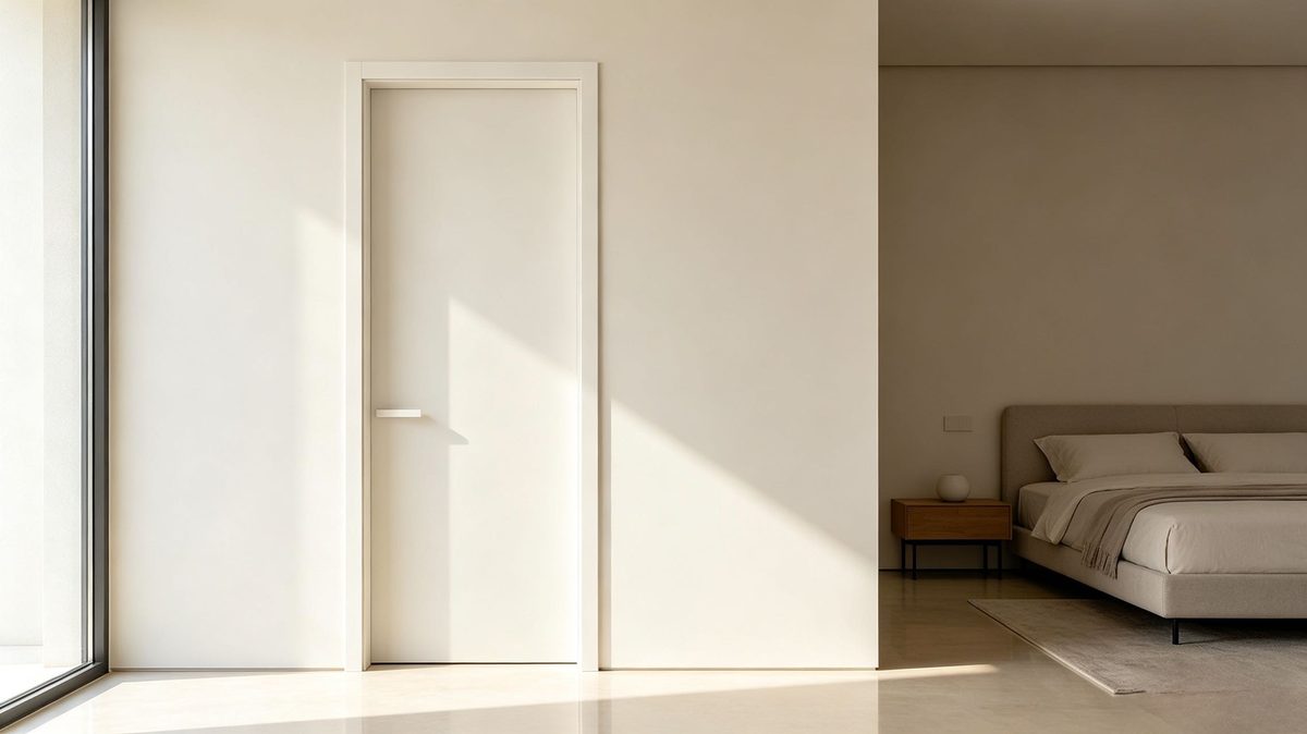 Residential fit-out — minimalist door
